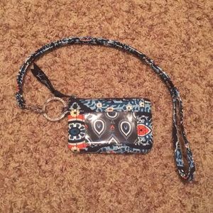 Vera Bradley lanyard & zip ID case